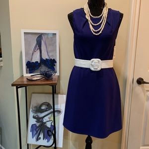 Navy Fantastic Fawn A-Line Dress NWT